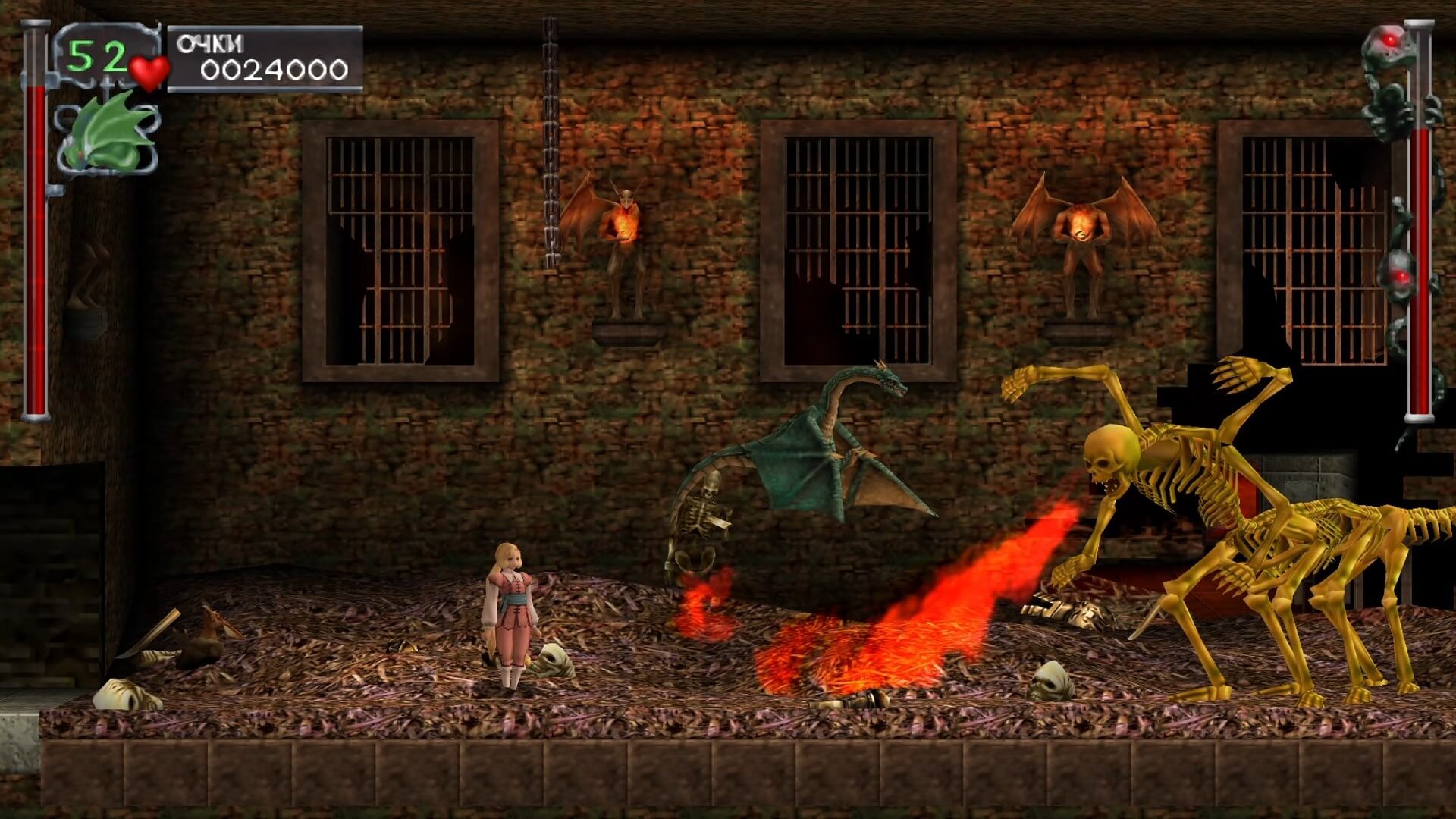 Castlevania Dracula X Chronicles - геймплей игры на PlayStation Portable